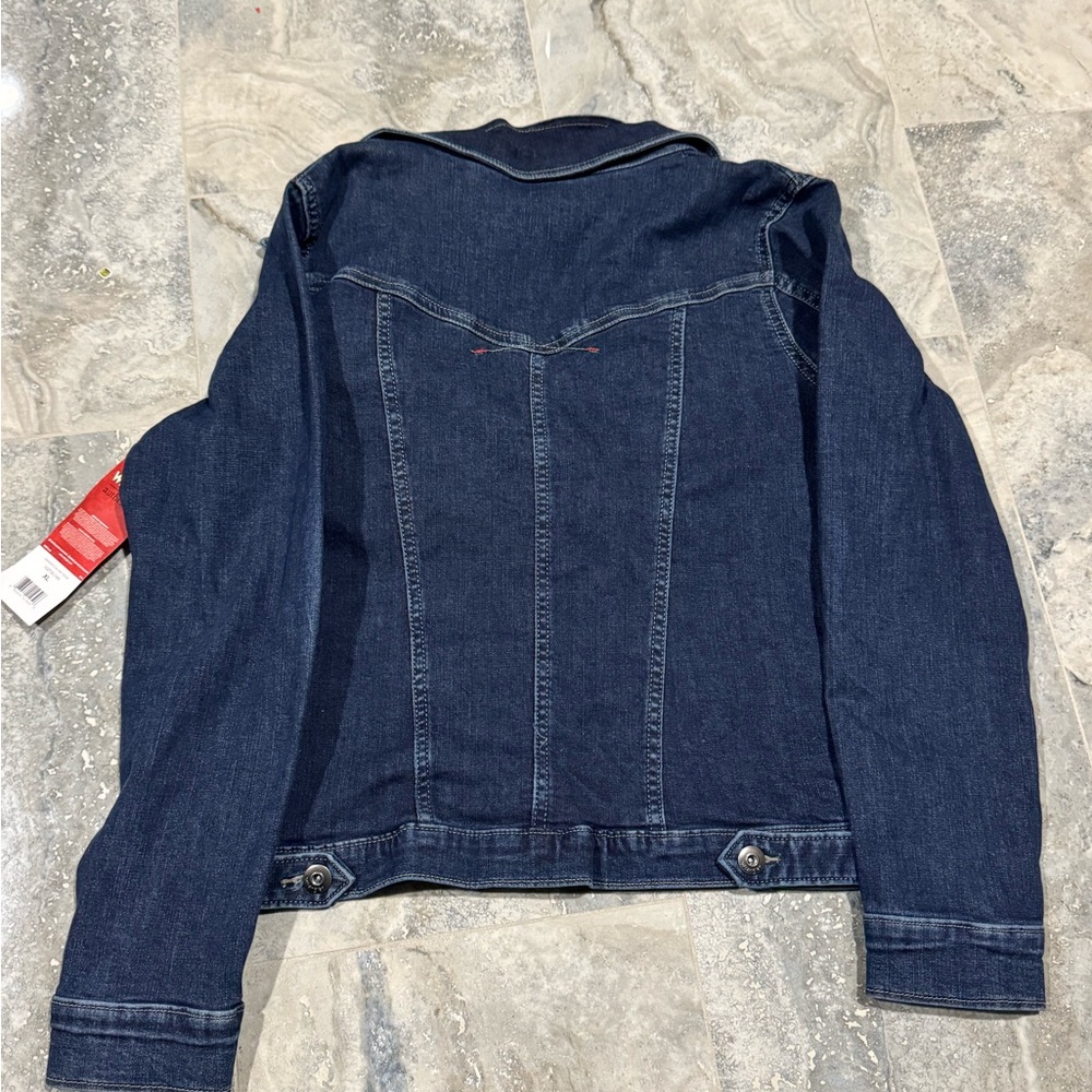 Wrangler Women's Dark Blue Jean Jacket - Picture 2 of 5